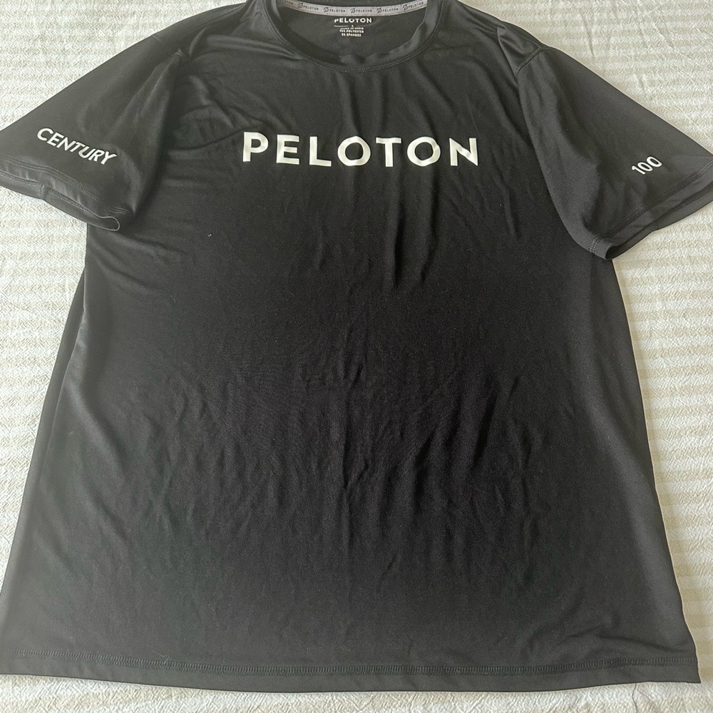 Peloton Century Black Short Sleeve Tee